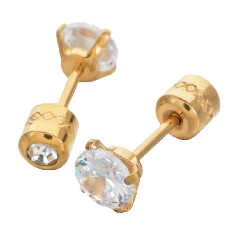 Small stud earrings with crystalEarrings