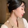 Elegant golden round earrings - multiple circlesEarrings