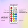 Lâmpada LED - E12 - E14 - RGB - com controle remoto - regulável