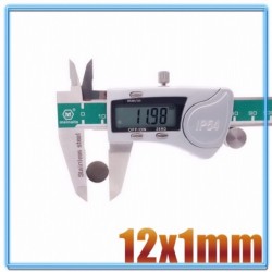 N35 - ímã de neodímio - disco redondo forte - 12mm * 1mm