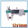 N35 - ímã de neodímio - disco redondo forte - 12mm * 1mm