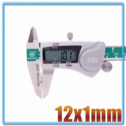 N35 - ímã de neodímio - disco redondo forte - 12mm * 1mm