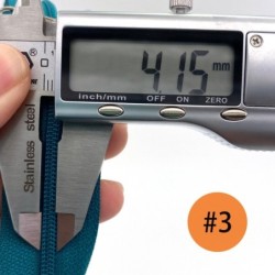 Zíper de tecido - com 10 controles deslizantes - 5m