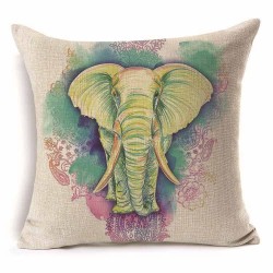 Fronha decorativa - elefantes - 45 * 45cm