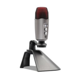 Professional condenser microphone - with headphone output - USBMicrophones