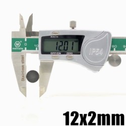 N35 - ímã de neodímio - disco redondo forte - 12mm * 2mm