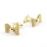 Metal cufflinks - bowknot shapedCufflinks