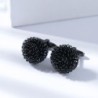 Abotoaduras elegantes - bomba de flor redonda