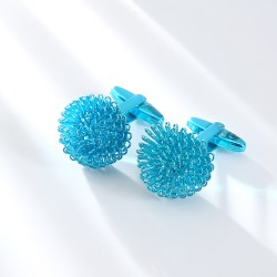 Abotoaduras elegantes - bomba de flor redonda