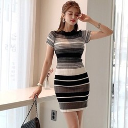 Elegant striped mini dressDresses