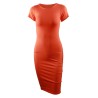 Vestido midi clássico de malha
