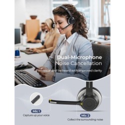 Mpow HC5 - Bluetooth headphones - headset with microphone - noise cancellingHeadsets