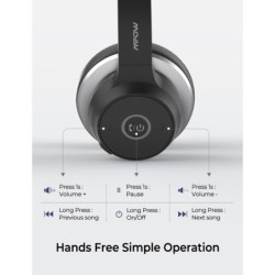 Mpow HC5 - Bluetooth headphones - headset with microphone - noise cancellingHeadsets