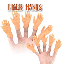 Mini mãos falsas de silicone - Brinquedo de Halloween