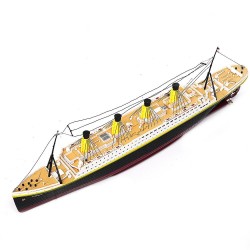 NQD 757 1/325 2.4G 80cm - Titanic RC boat - navio elétrico com luz - brinquedo RTR