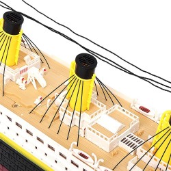 NQD 757 1/325 2.4G 80cm - Titanic RC boat - navio elétrico com luz - brinquedo RTR