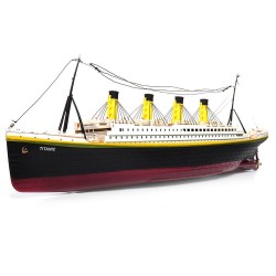 NQD 757 1/325 2.4G 80cm - Titanic RC boat - navio elétrico com luz - brinquedo RTR