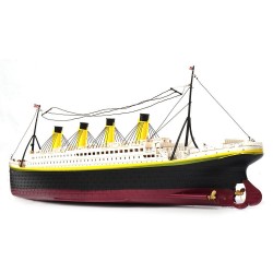 NQD 757 1/325 2.4G 80cm - Titanic RC boat - navio elétrico com luz - brinquedo RTR