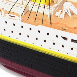 NQD 757 1/325 2.4G 80cm - Titanic RC boat - navio elétrico com luz - brinquedo RTR