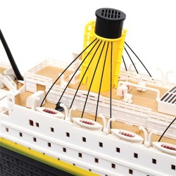 NQD 757 1/325 2.4G 80cm - Titanic RC boat - navio elétrico com luz - brinquedo RTR