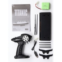 NQD 757 1/325 2.4G 80cm - Titanic RC boat - navio elétrico com luz - brinquedo RTR