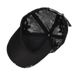 Boné de beisebol de verão - renda florida / borboleta