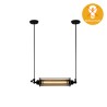 Estilo industrial - luminária de teto vintage de ferro