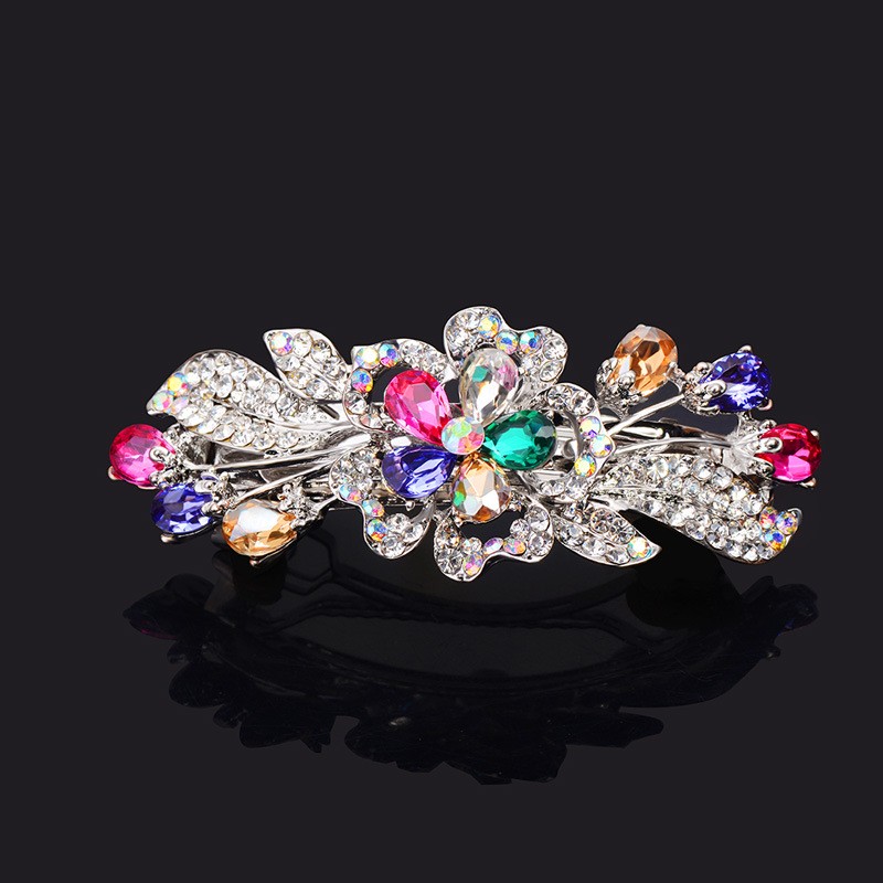 Colorful crystal hair clip - flowers / butterfliesHair clips