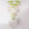 Luz noturna LED - plugue na parede - cogumelos coloridos / flor de lótus