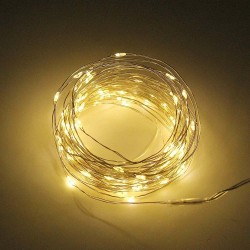 Solar - fio de LED - luzes de fada - à prova d'água - decoração de Natal ao ar livre - 10m - 20m