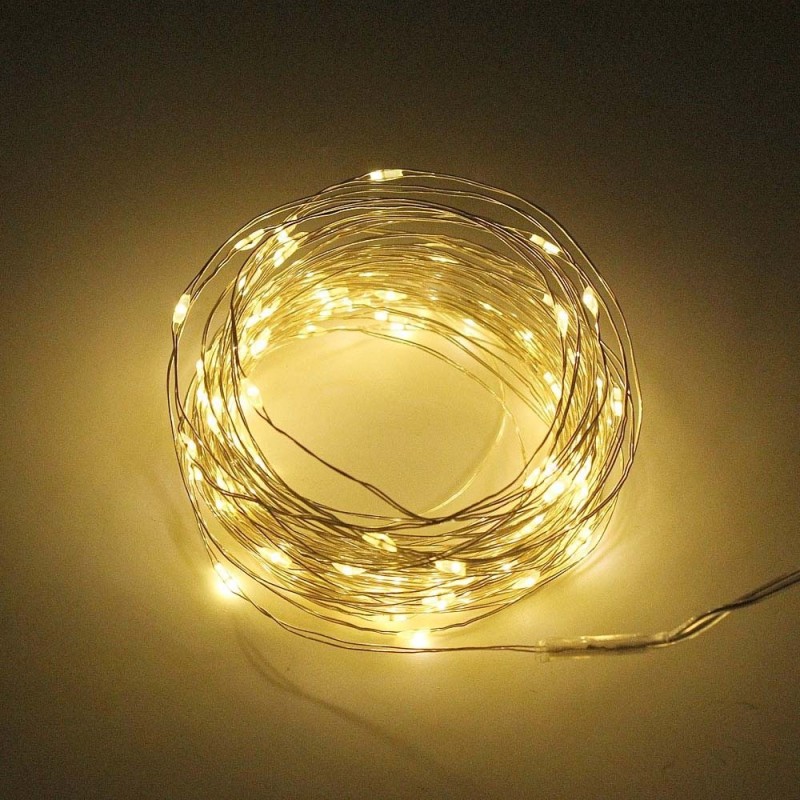 Solar - fio de LED - luzes de fada - à prova d'água - decoração de Natal ao ar livre - 10m - 20m