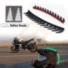 Decoração de capacete de motocicleta - pontas reflexivas