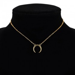Half moon pendant necklaceNecklaces