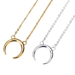 Half moon pendant necklaceNecklaces