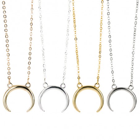 Half moon pendant necklaceNecklaces