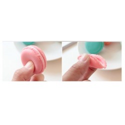Organizador de joias - caixa de armazenamento - forma de mini macarons