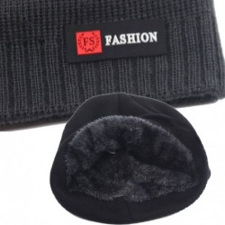 Gorro quente de malha - sem aba - unissex