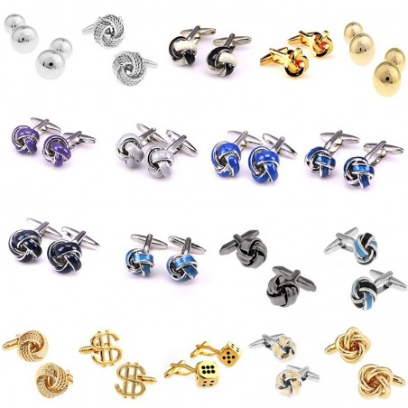 Fashionable cufflinks - knot designCufflinks