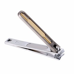 Cutícula/cortador de unhas de aço inoxidável