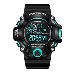Relógio militar esportivo - luminoso - à prova d'água