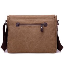 Bolsa de lona retangular de ombro