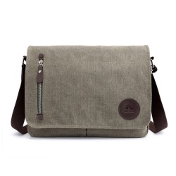 Bolsa de lona retangular de ombro