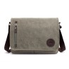 Bolsa de lona retangular de ombro