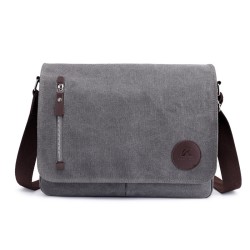 Bolsa de lona retangular de ombro