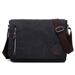 Bolsa de lona retangular de ombro
