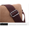 Bolsa de lona retangular de ombro