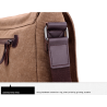Bolsa de lona retangular de ombro