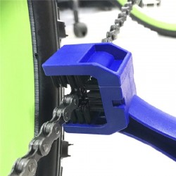 Kit de limpeza de corrente de bicicleta - com escovas de limpeza