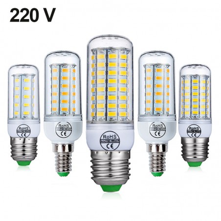 Lâmpada LED - SMD 5730 - 220V - E14 - E27
