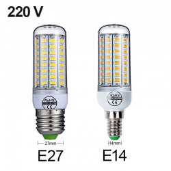 Lâmpada LED - SMD 5730 - 220V - E14 - E27